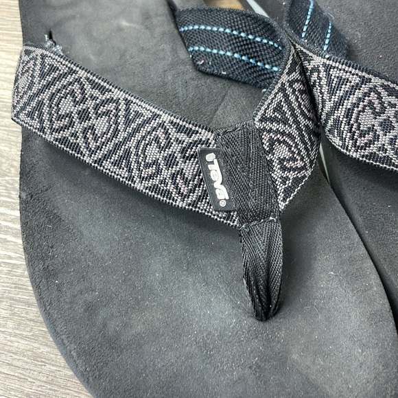 Teva Mens Mush Flip Flop, Black Grey, size 11 - Picture 2 of 6